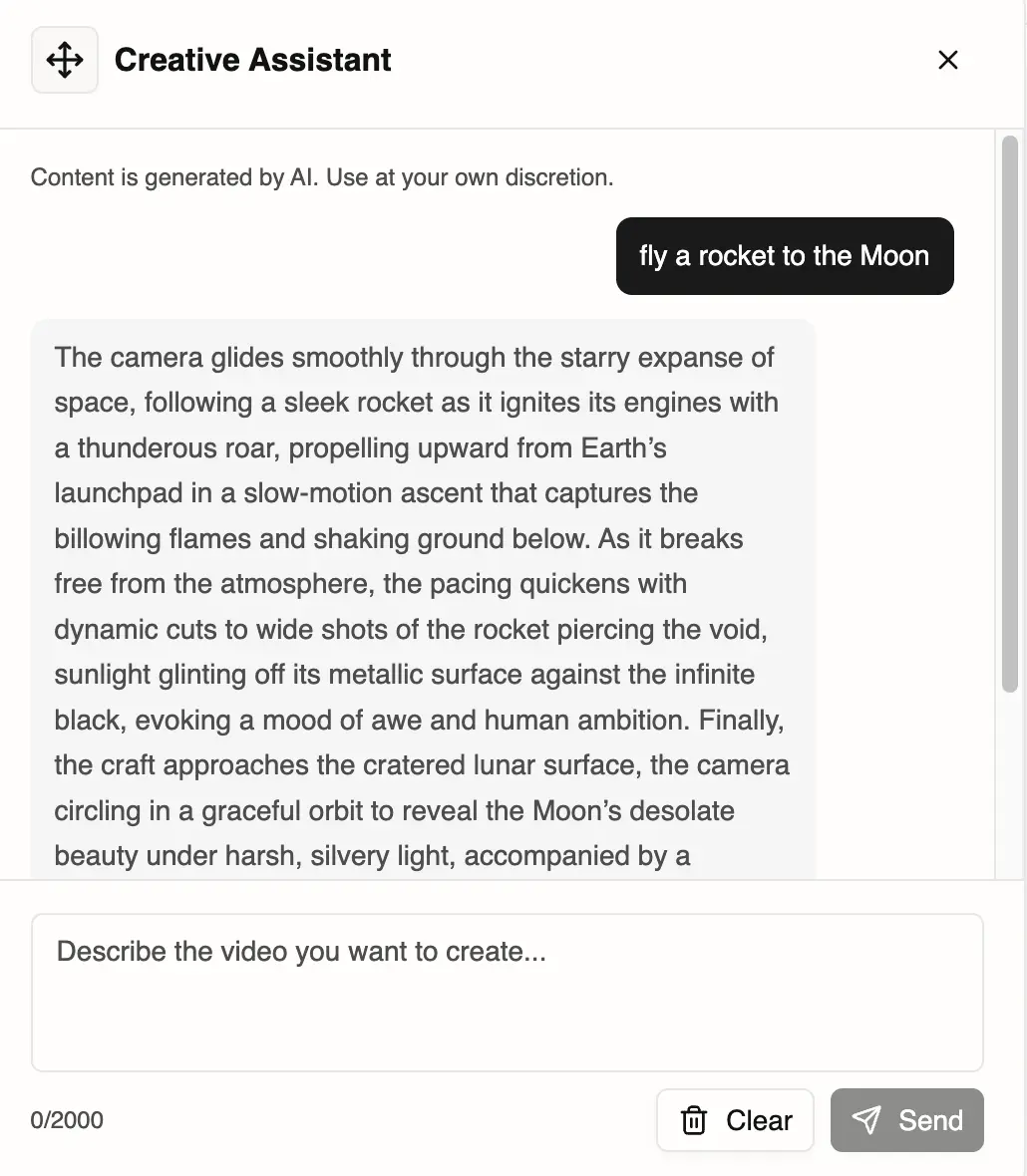 Prompt wizard demonstration